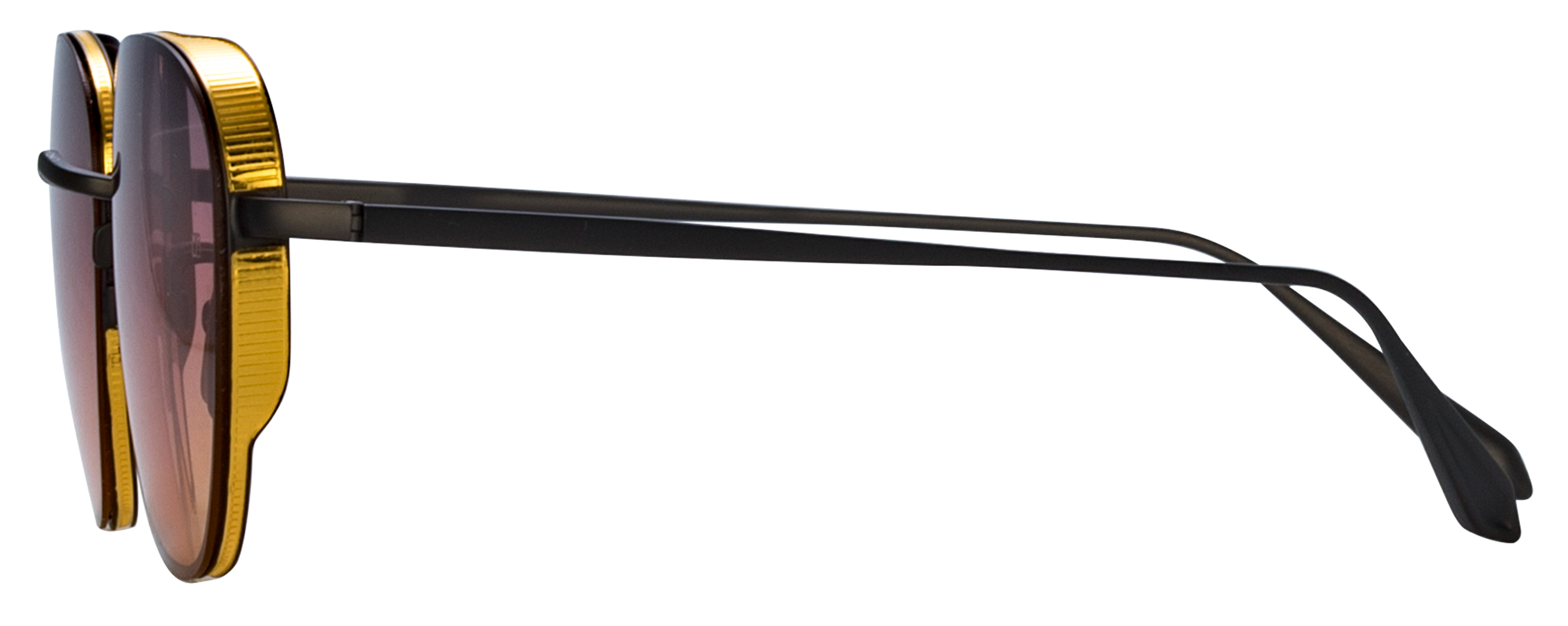 Color_LFL1503C3SUN - Hardy Aviator Sunglasses in Nickel and Sunset