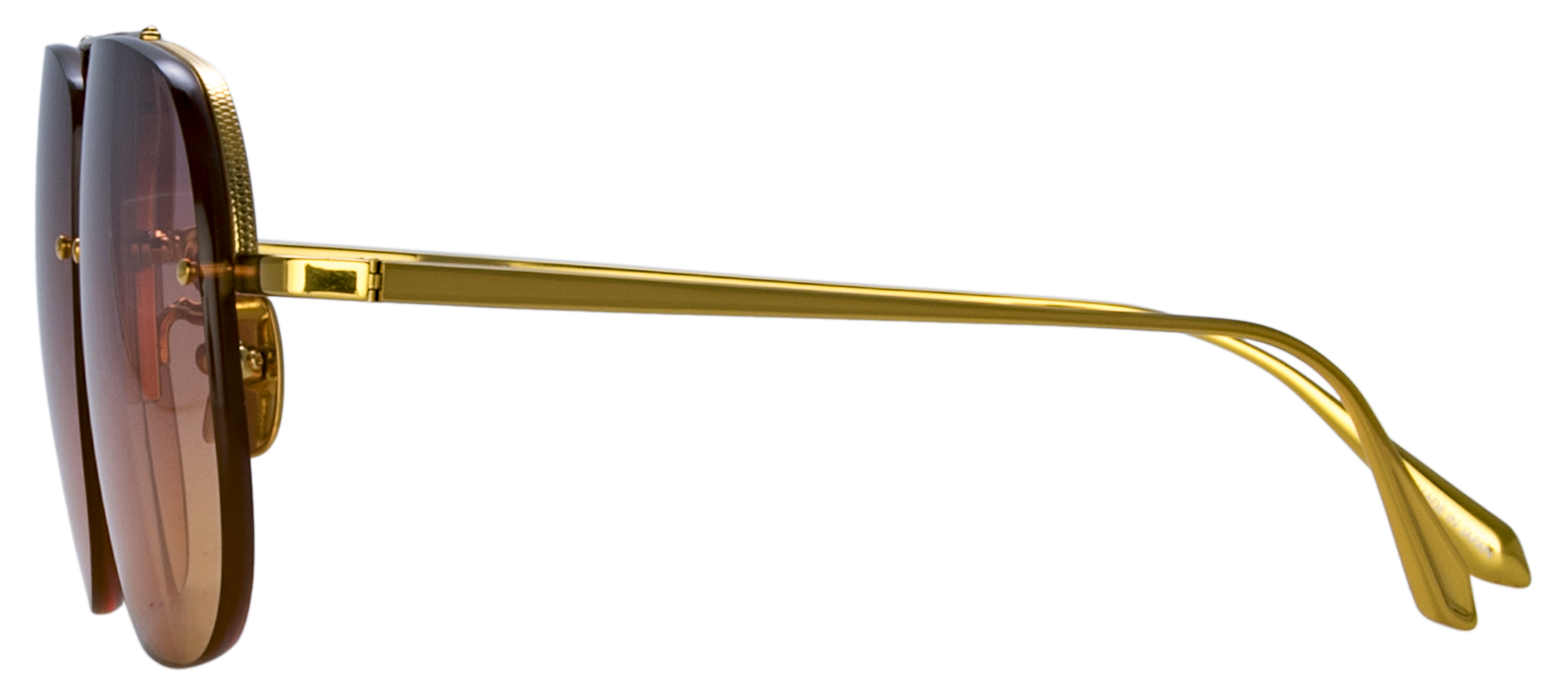 Color_LFL1539C4SUN - Seren Aviator Sunglasses in Yellow Gold and Sunset Grad