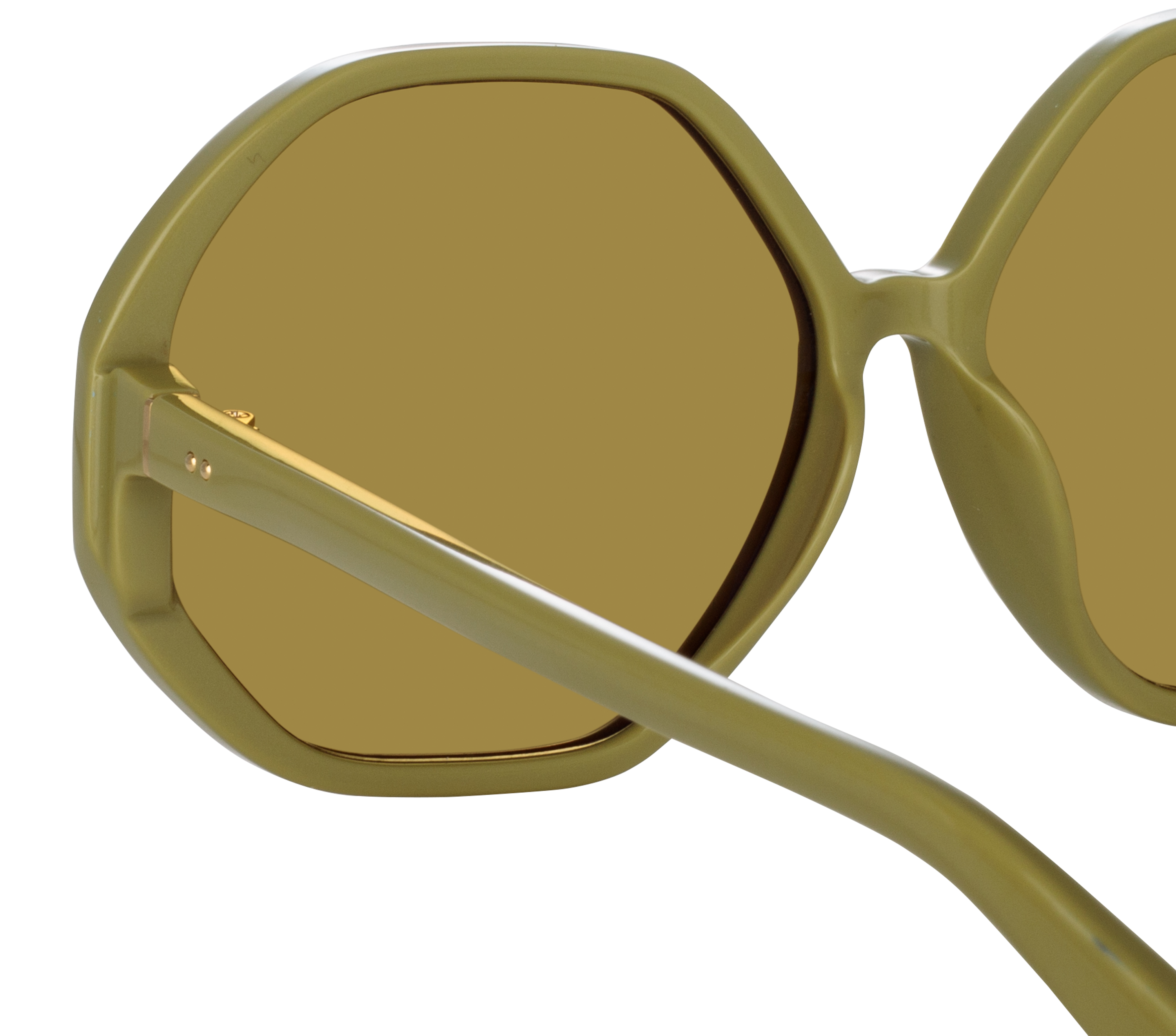 Color_LFL1415C7SUN - Paloma Hexagon Sunglasses in Sage