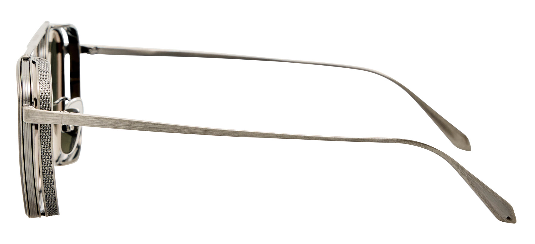 Color_LFL1558C6SUN - Varo Square Sunglasses in Antique Silver and Grey