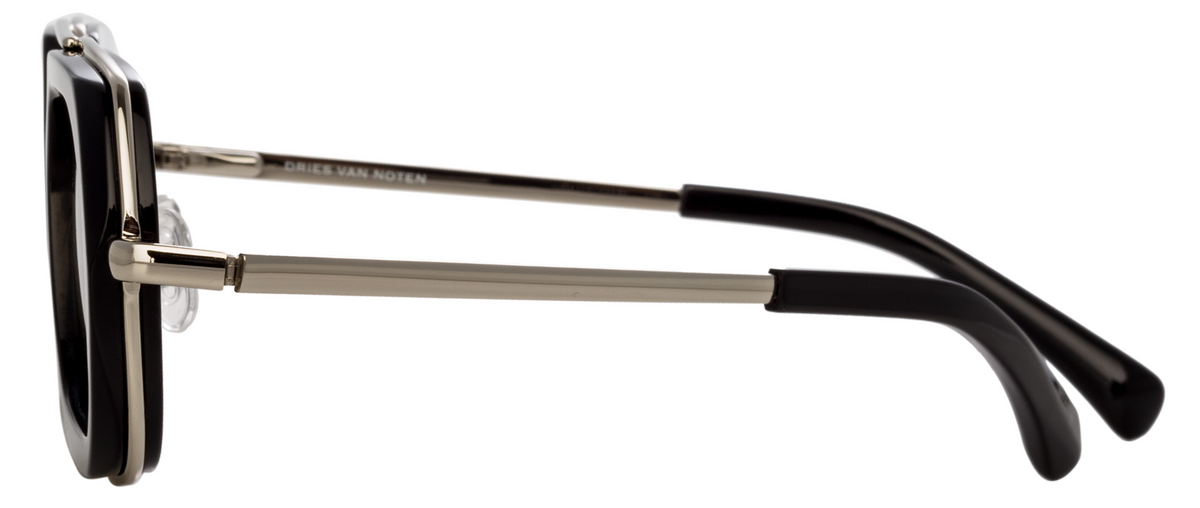 Color_DVN173C1SUN - Dries Van Noten 173 Aviator Sunglasses in Silver and Grey