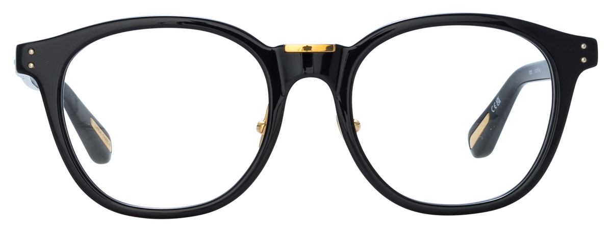 Color_LFL1480C1OPT - Powell D-Frame Eyeglasses in Black and Clear