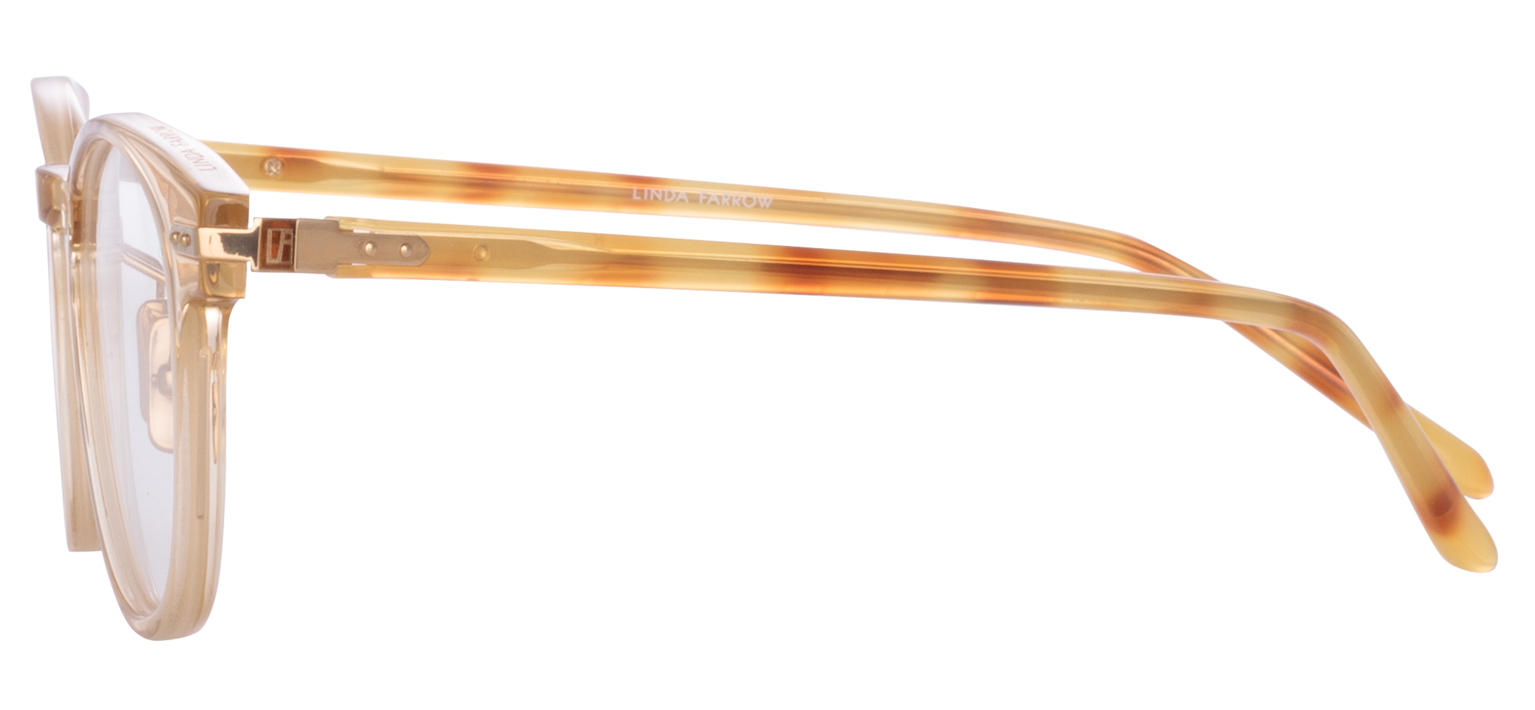 Color_LF25AC15OPT - Bray D-Frame Eyeglasses in Nude and Clear