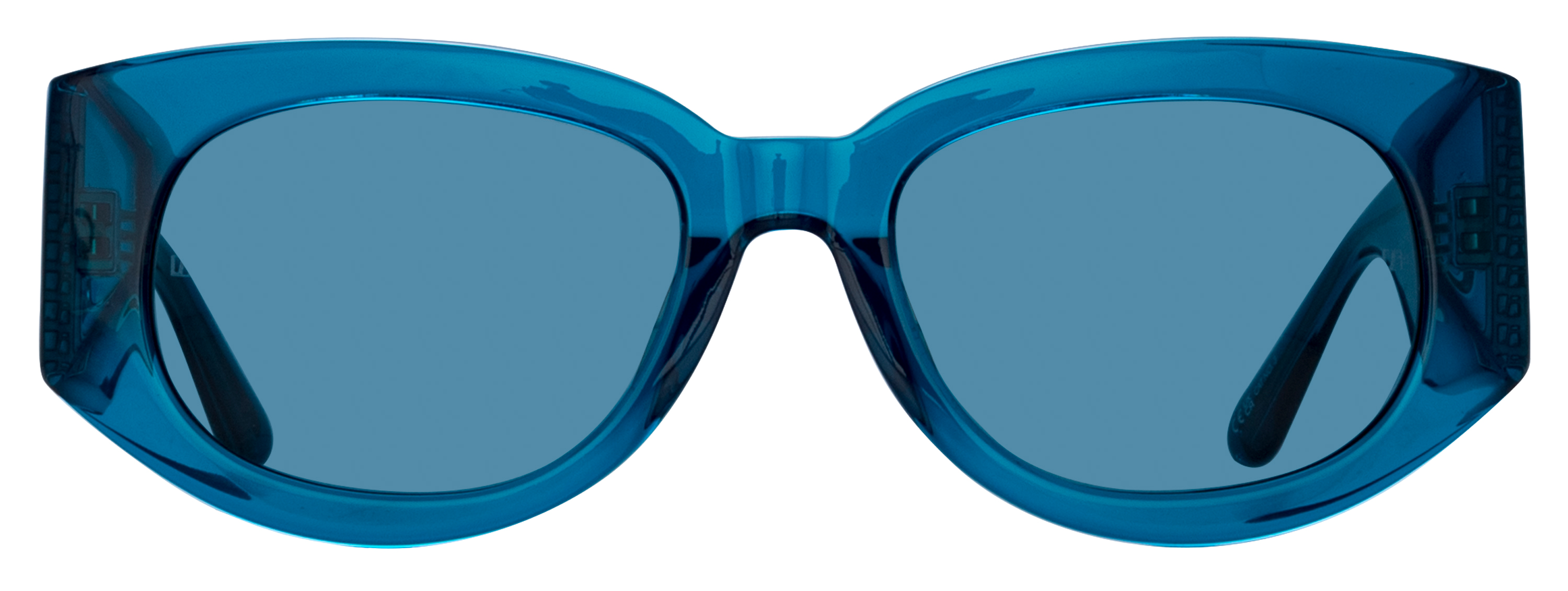 Color_LFL1059C16SUN - Debbie D-Frame Sunglasses in Aqua and Aqua