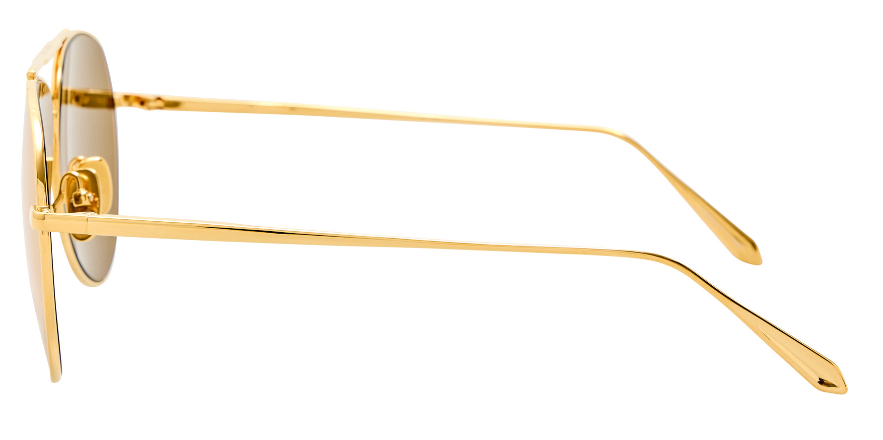 Color_LFL1421C10SUN - Marcelo Aviator Sunglasses in Yellow Gold / 24 Carat Gold