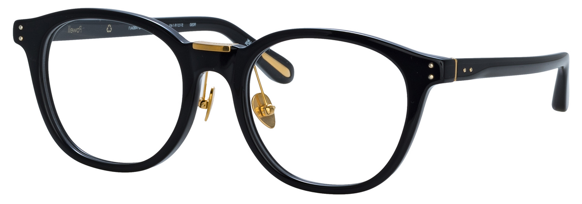 Color_LFL1480C1OPT - Powell D-Frame Eyeglasses in Black and Clear