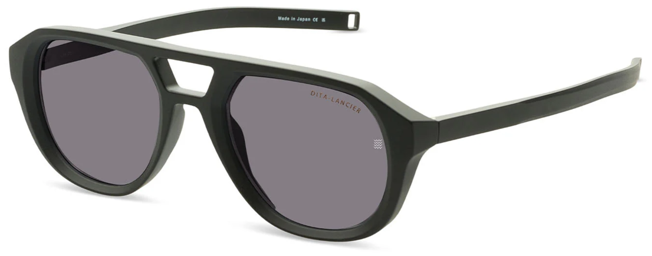 Color_DLS707-A-01 - Matte Black / Sea Lens - Grey Polarized