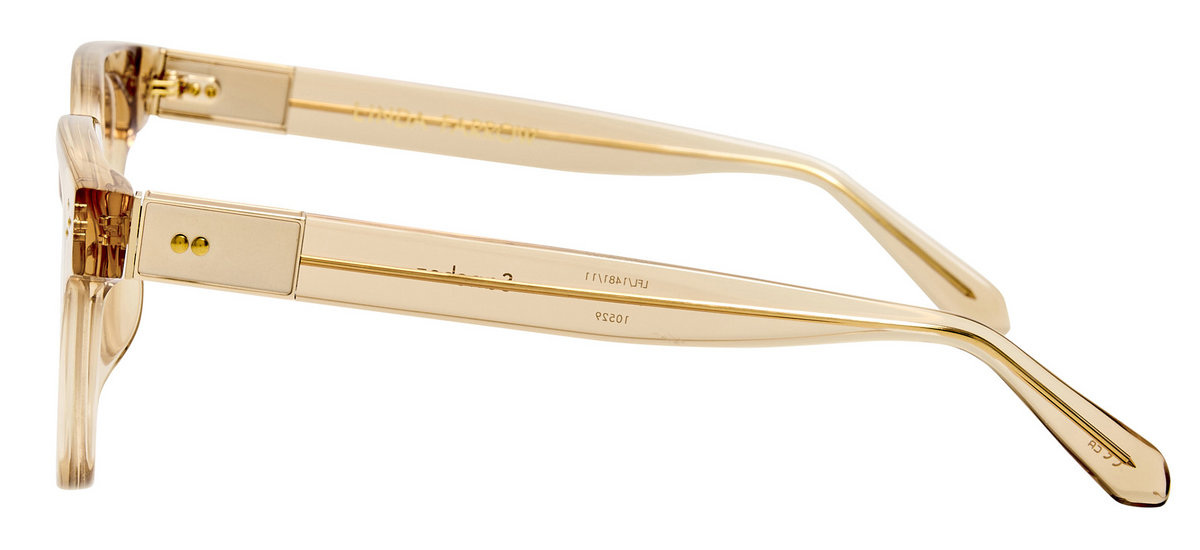 Color_LFL1481C11OPT - Sanchez D-Frame Eyeglasses in Honey and Clear