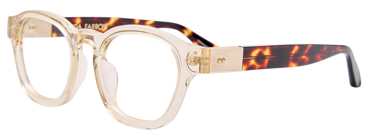 Color_LFL1404C6OPT - Talbot D-Frame Eyeglasses in Nude and Clear