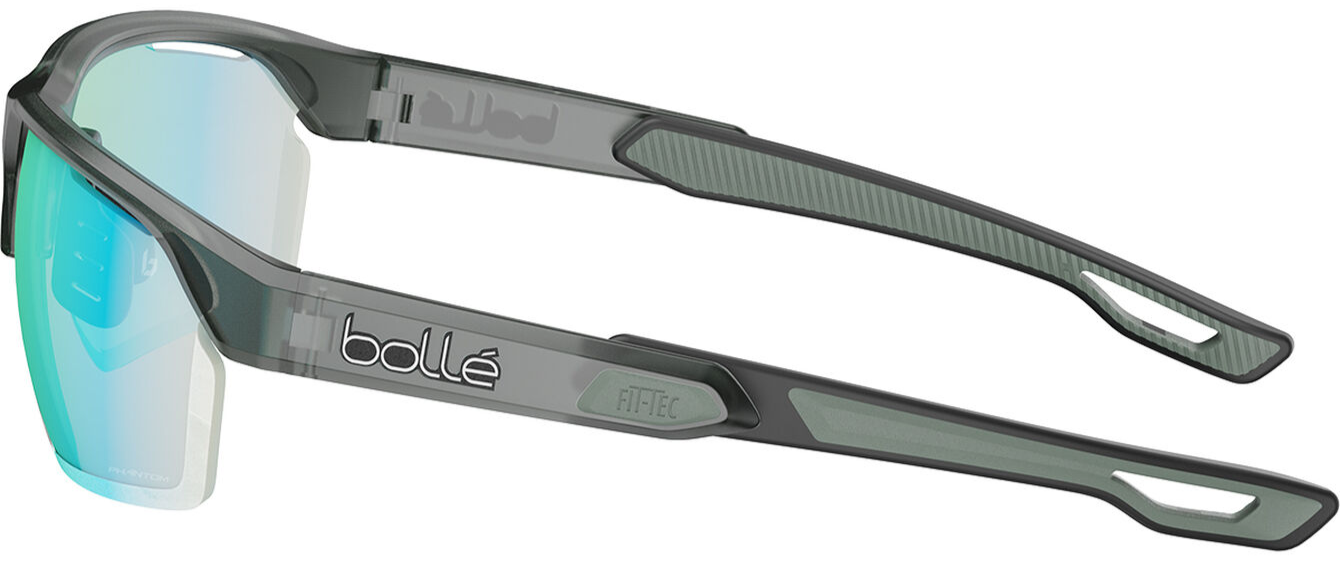 Color_BS058002 - Black Frost / Phantom Clear Green Photochromic cat 1 to 3