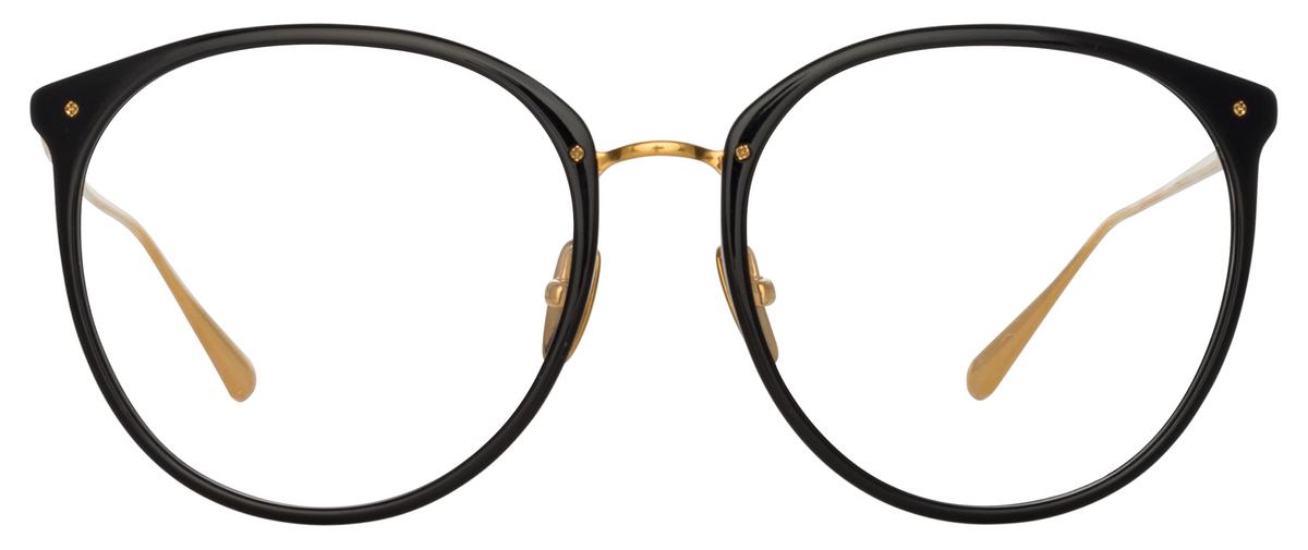 Color_LFLC747C33OPT - Kings Oval Optical Frame in Black and Clear