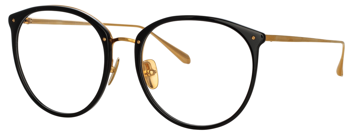 Color_LFLC747C33OPT - Kings Oval Optical Frame in Black and Clear