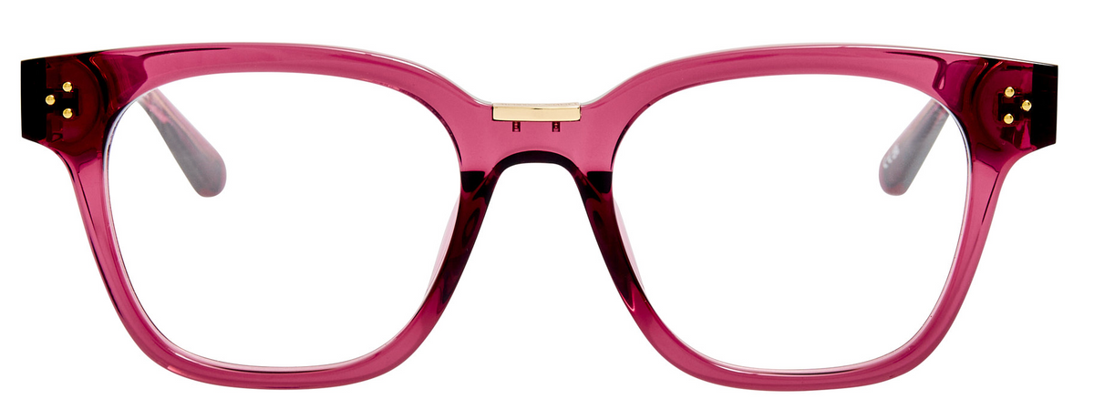 Color_LFL1481C10OPT - Sanchez D-Frame Eyeglasses in Wine and Clear