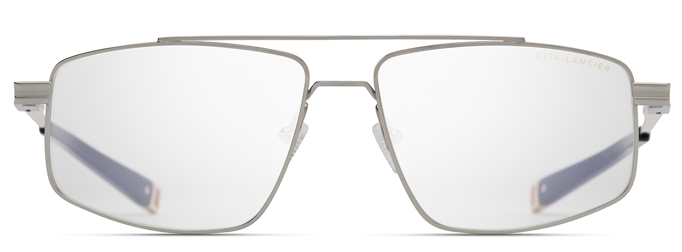 Color_DLX144-A-03 - Grey Chrome - White Matte Black - Clear Blue Light Filter - Clear 