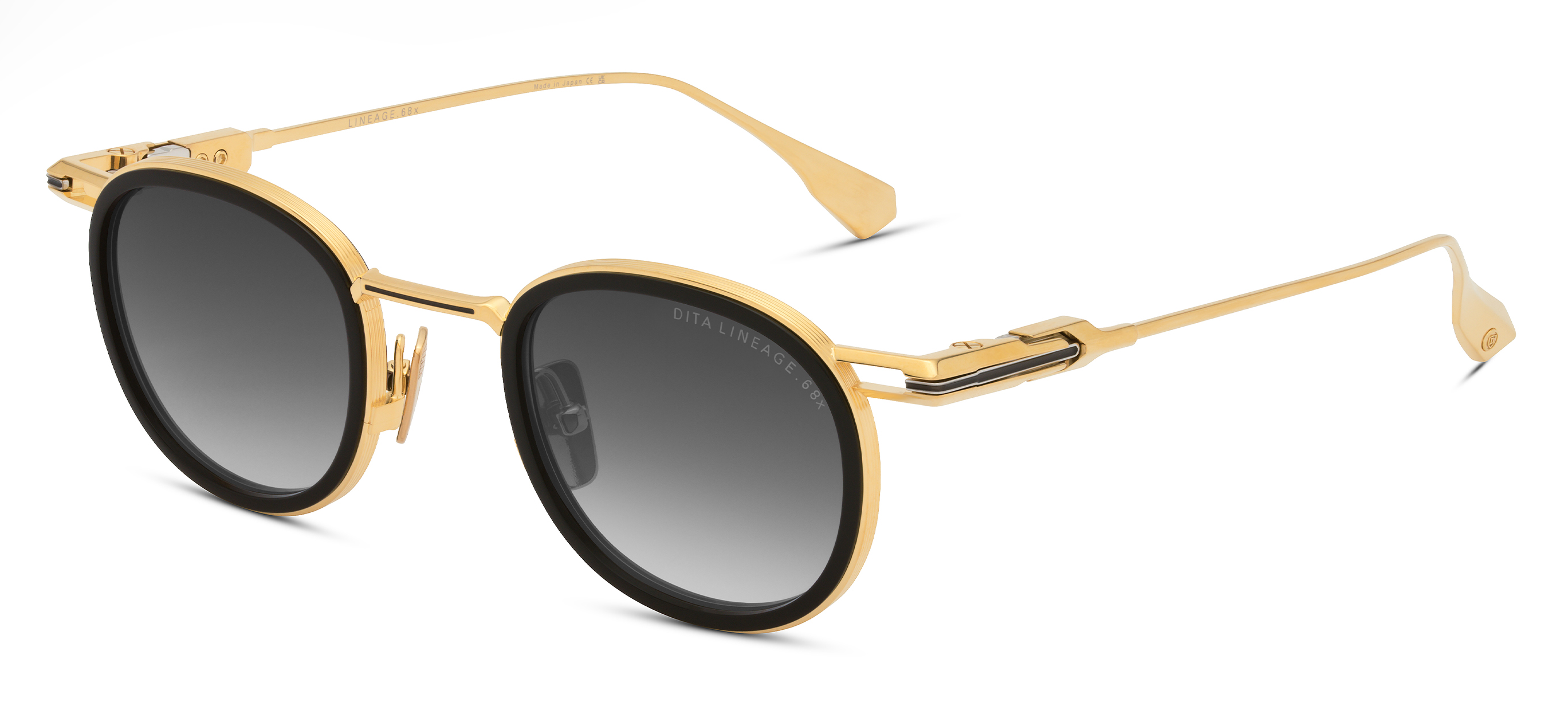 Color_DTS482-A-01 - Yellow Gold - Black - Shiny Silver / Dark Grey