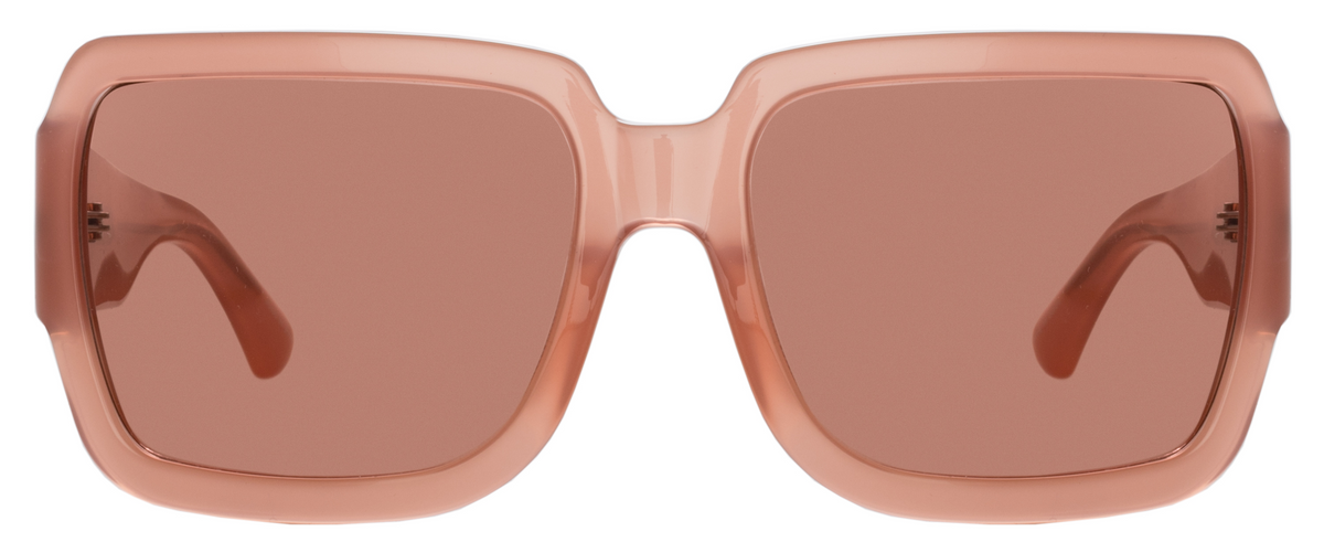 Color_DVN213C6SUN - Dries Van Noten 213 Oversized Sunglasses in Orange and Rust