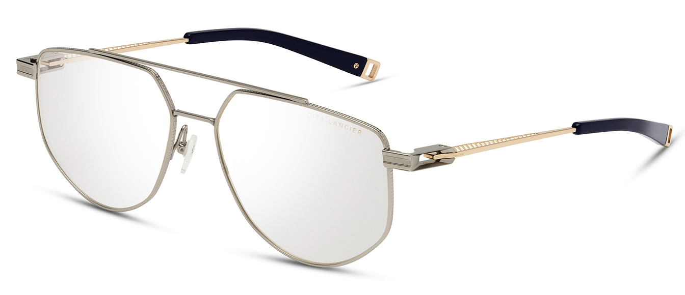 Color_DLX145-A-03 - Grey Chrome - White Gold - Navy - Clear Blue Light Filter - Clear