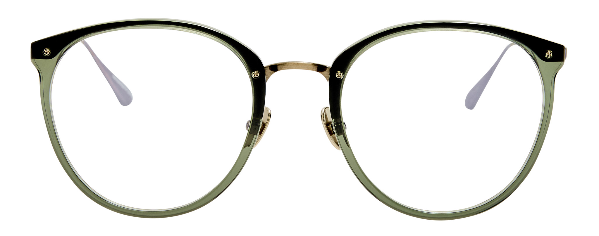 Color_LFL251C108OPT - Calthorpe Oval Optical Frame Green and Clear