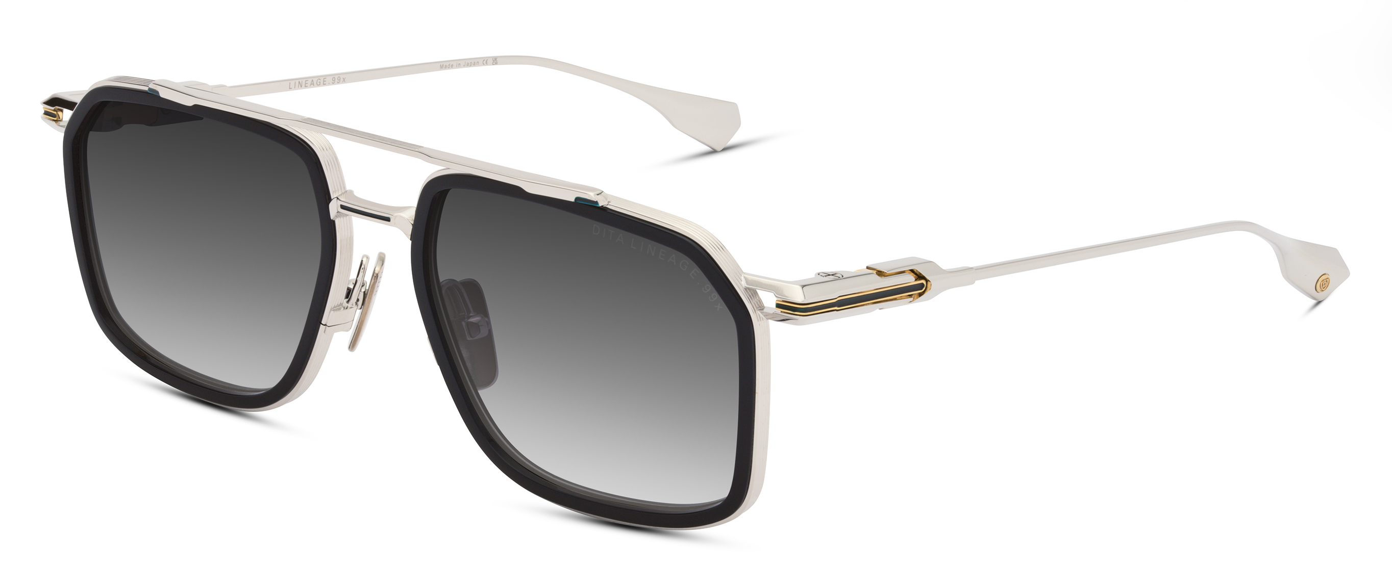 Color_DTS484-A-02 - Shiny Silver - Navy - Yellow Gold / Grey To Clear Gradient