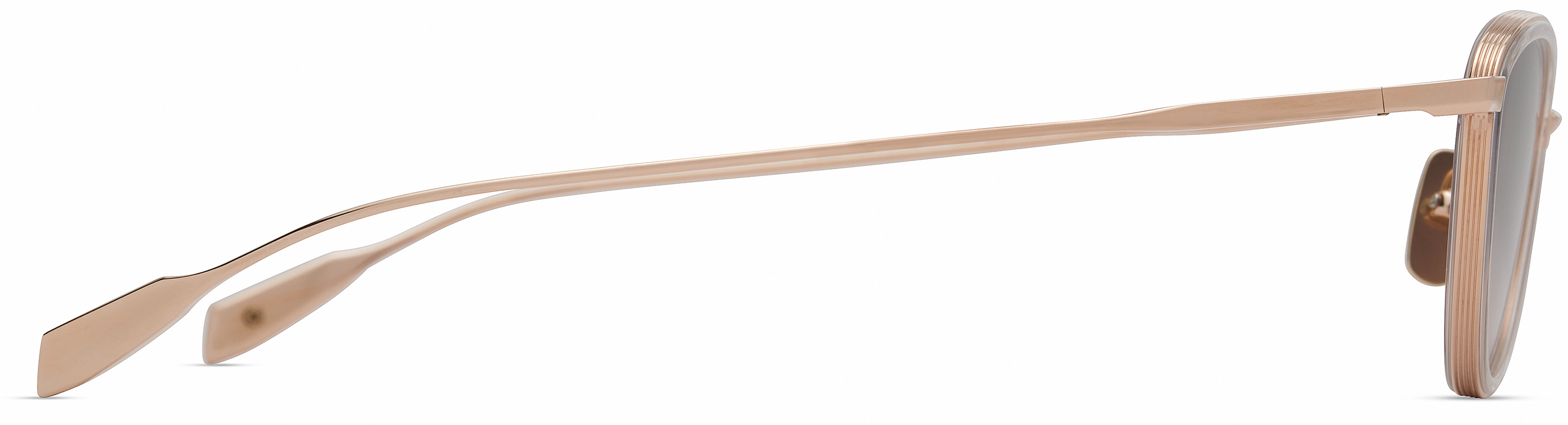 Color_DTS203-A-02 - Rose Gold - Clear / Dark Grey To Peach Gradient