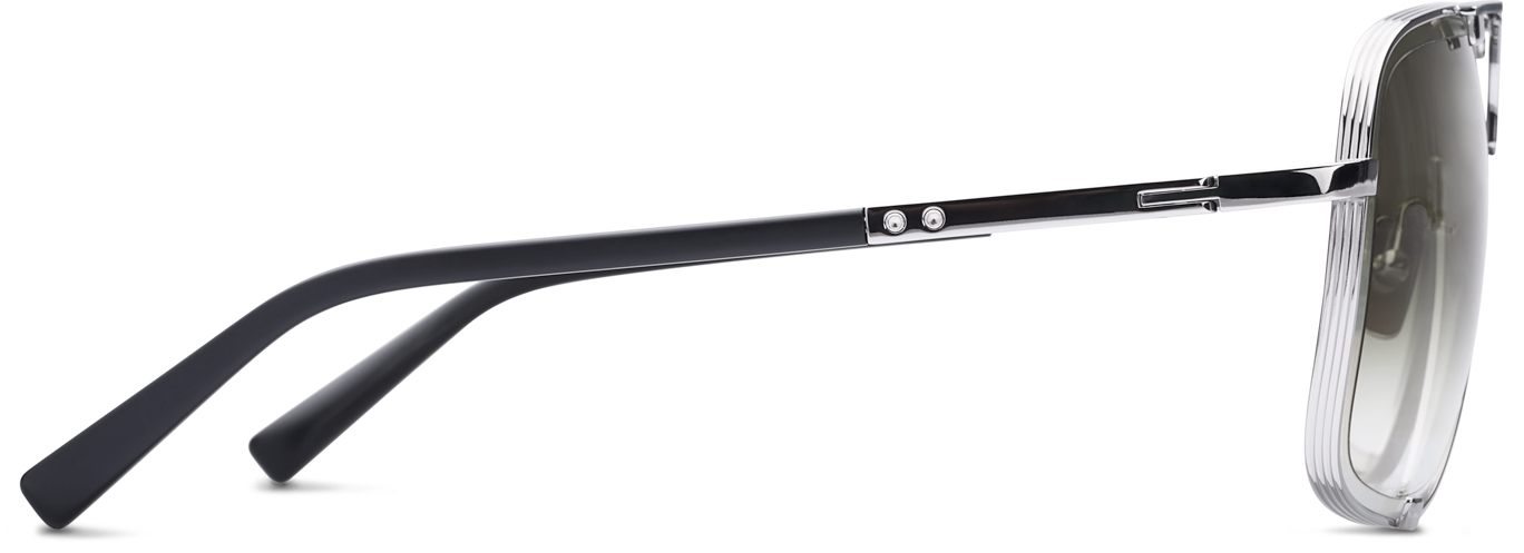 Color_DRX-2087-G-PLD-BLK-64 - Black Palladium - Black Iron / Dark G15 To Clear Gradient