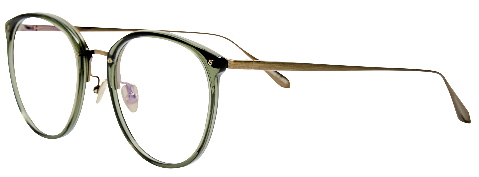 Color_LFL251C108OPT - Calthorpe Oval Optical Frame Green and Clear