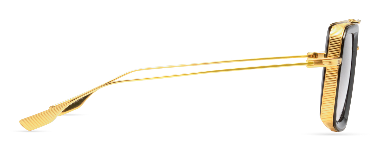 Color_DTS465-A-01RO - Yellow Gold - Black / Grey to Clear Gradient