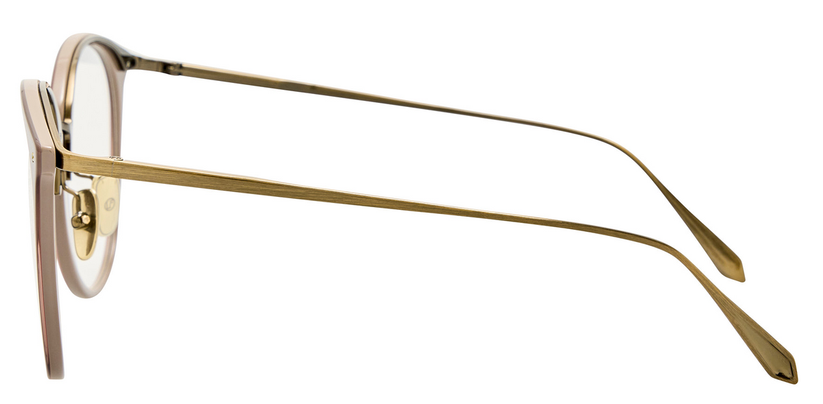 Color_LFL747C43OPT - Kings Oval Optical Frame in Taupe and Clear