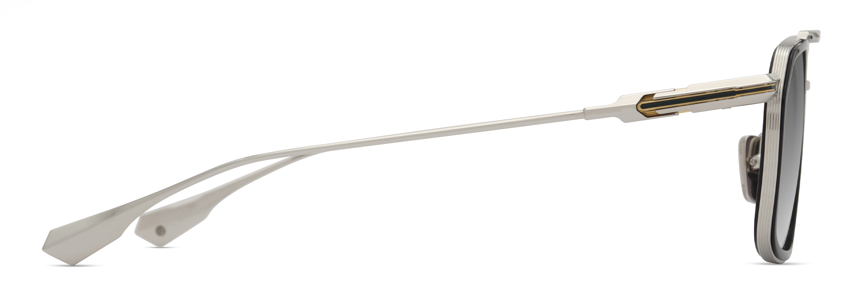 Color_DTS484-A-02 - Shiny Silver - Navy - Yellow Gold / Grey To Clear Gradient