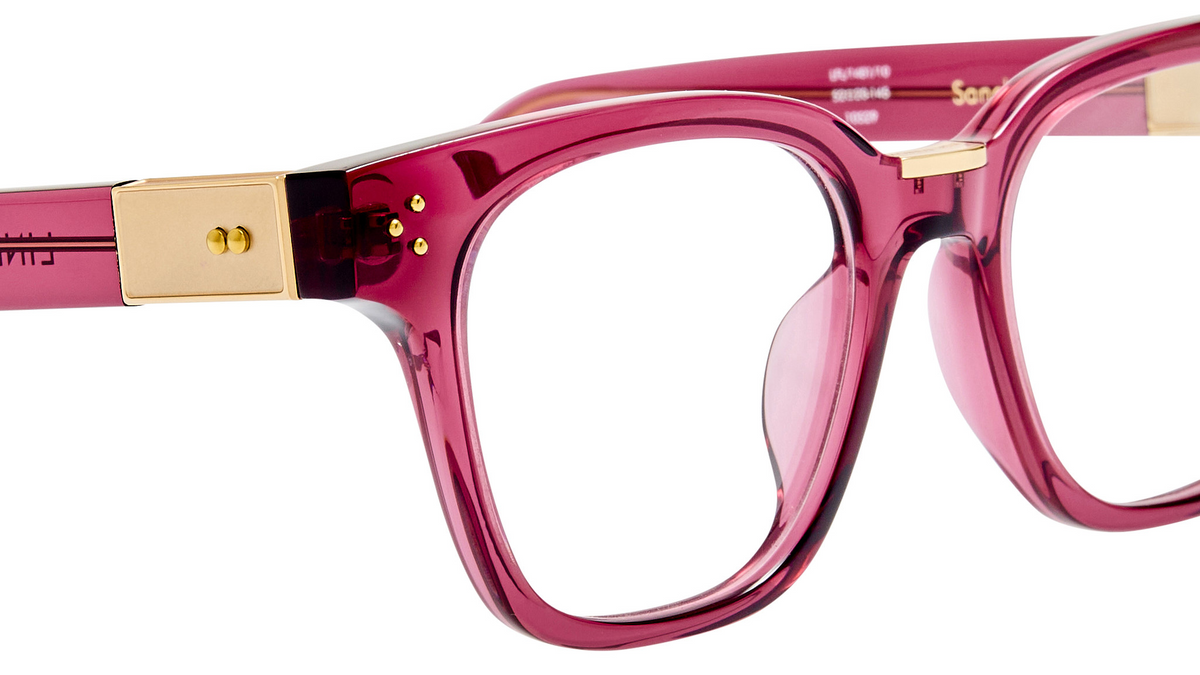Color_LFL1481C10OPT - Sanchez D-Frame Eyeglasses in Wine and Clear