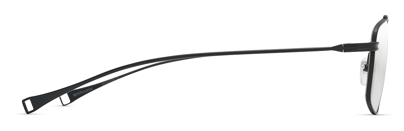 Color_DLX142-A-03 - Matte Black - Clear Blue Light Filter - Clear