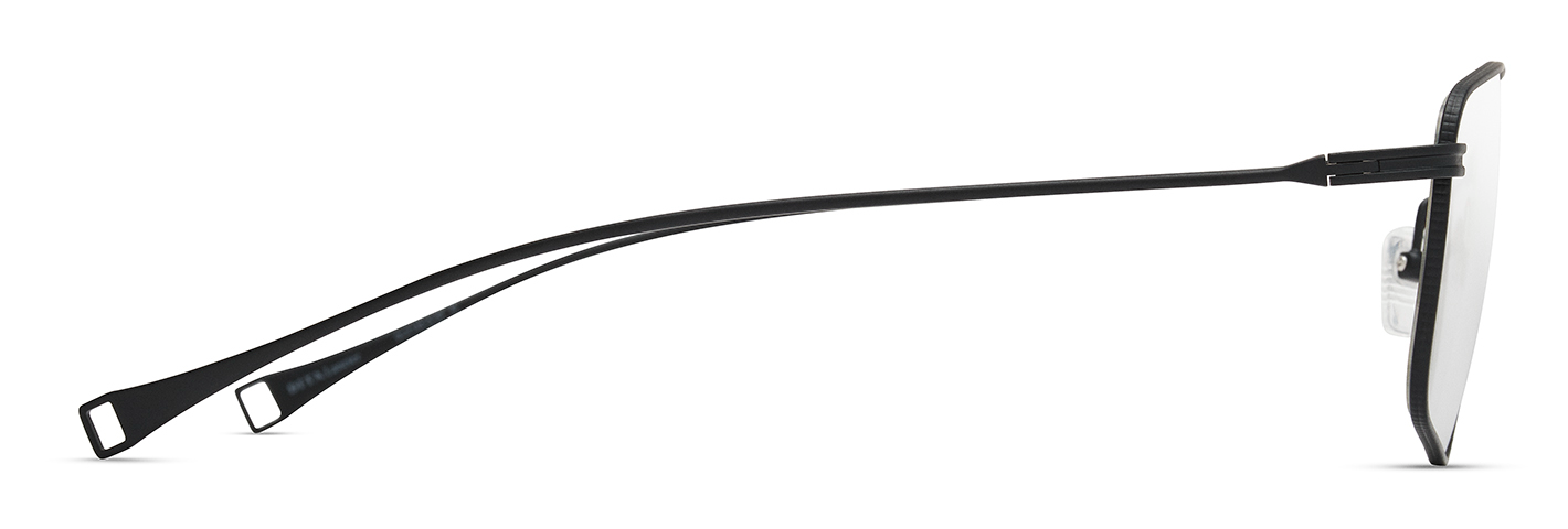 Color_DLX143-A-03 - Matte Black - Clear Blue Light Filter - Clear