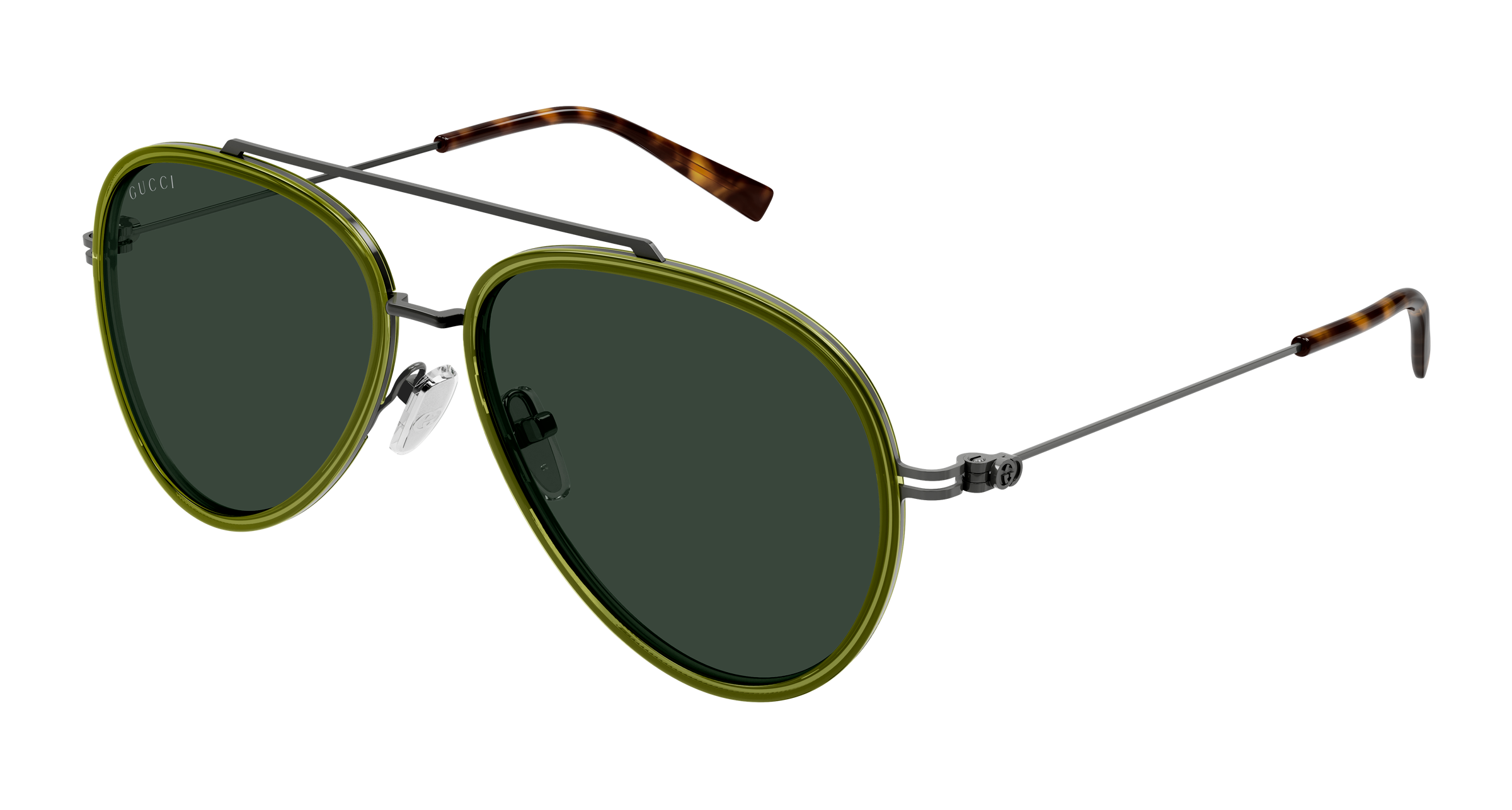 Color_GG1981S-004 - GREEN - GUNMETAL / GREEN