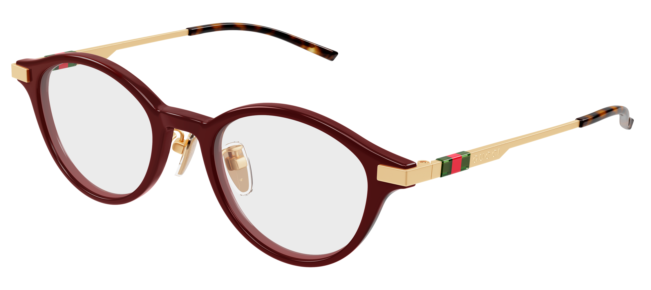 Color_GG2000OJ-003 - BURGUNDY - GOLD - TRANSPARENT