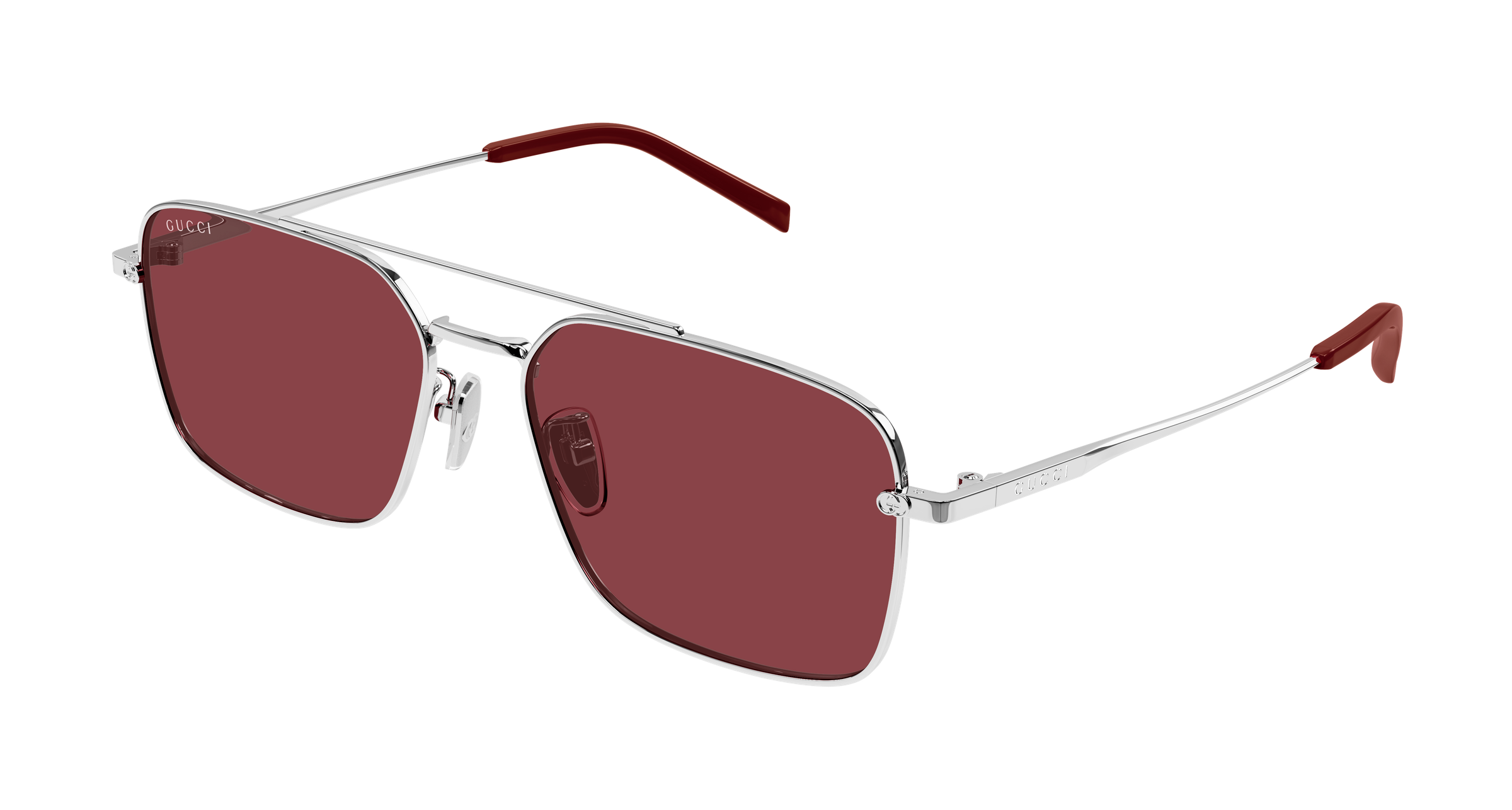 Color_GG1957SA-004 - SILVER - SILVER / RED