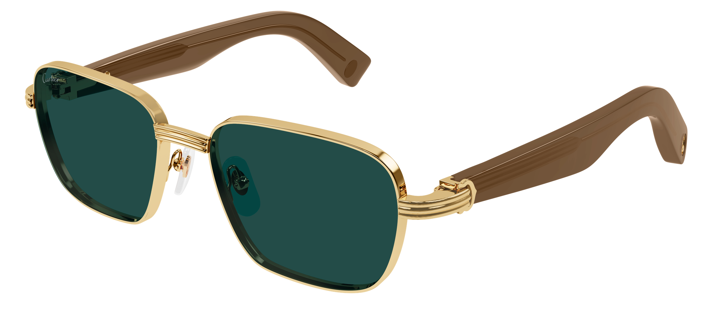 Color_CT0538S-007 - GOLD - BROWN - GREEN / SIZE: 55