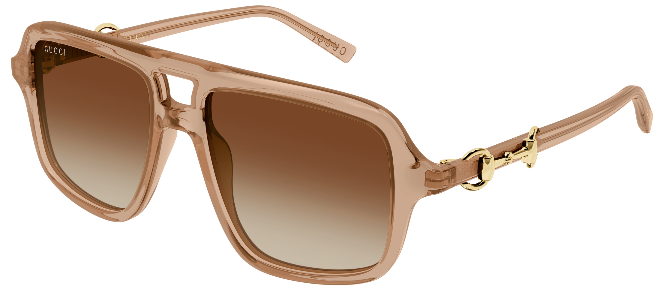 Color_GG2052S-010 - BROWN - BROWN / (L 55mm - 16mm - 145mm)