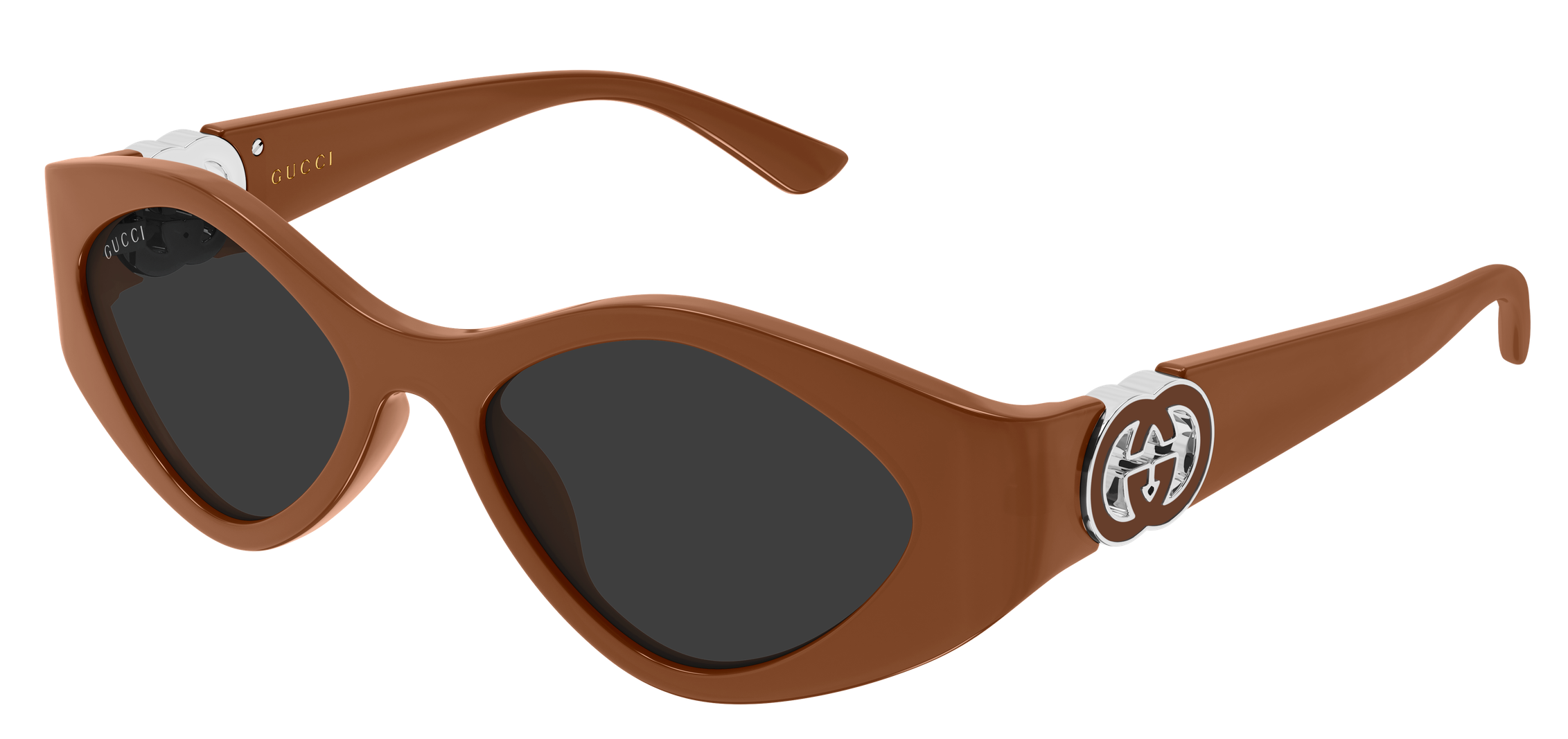 Color_GG2121S-004 - Brown - Brown - Grey