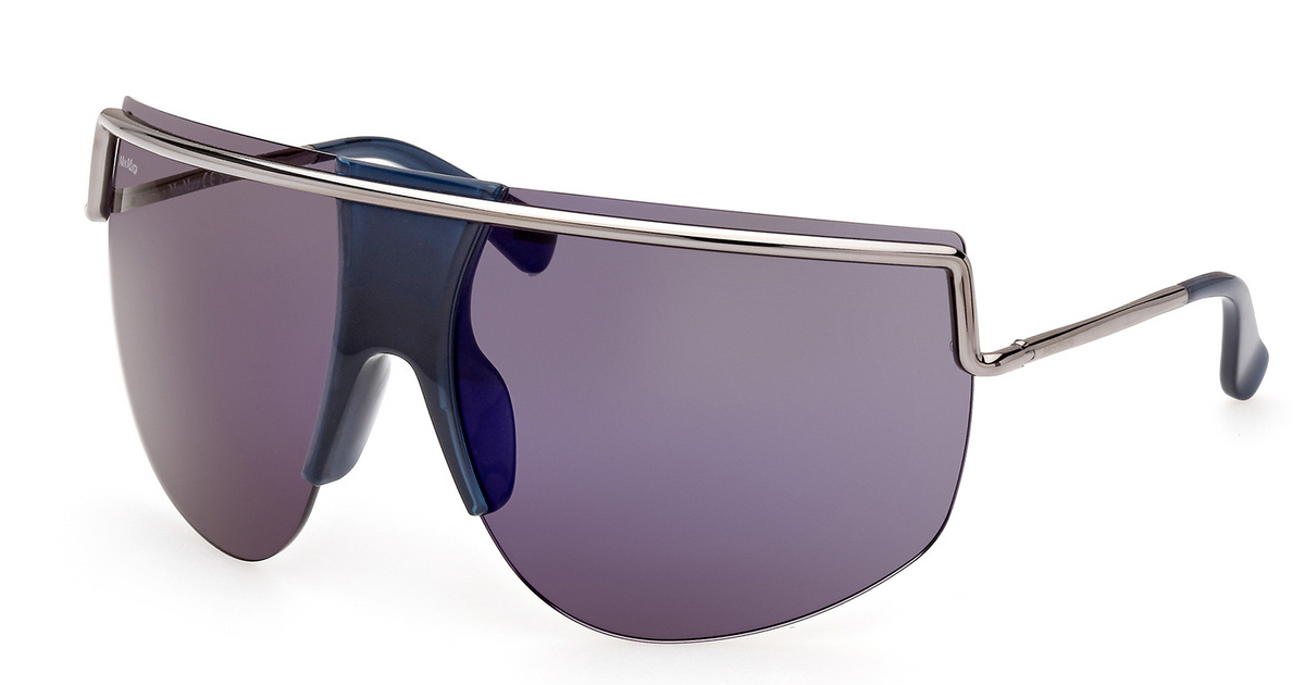 Color_90X - Shiny Blue - Matte Gunmetal / Blue Mirror Cat. 3