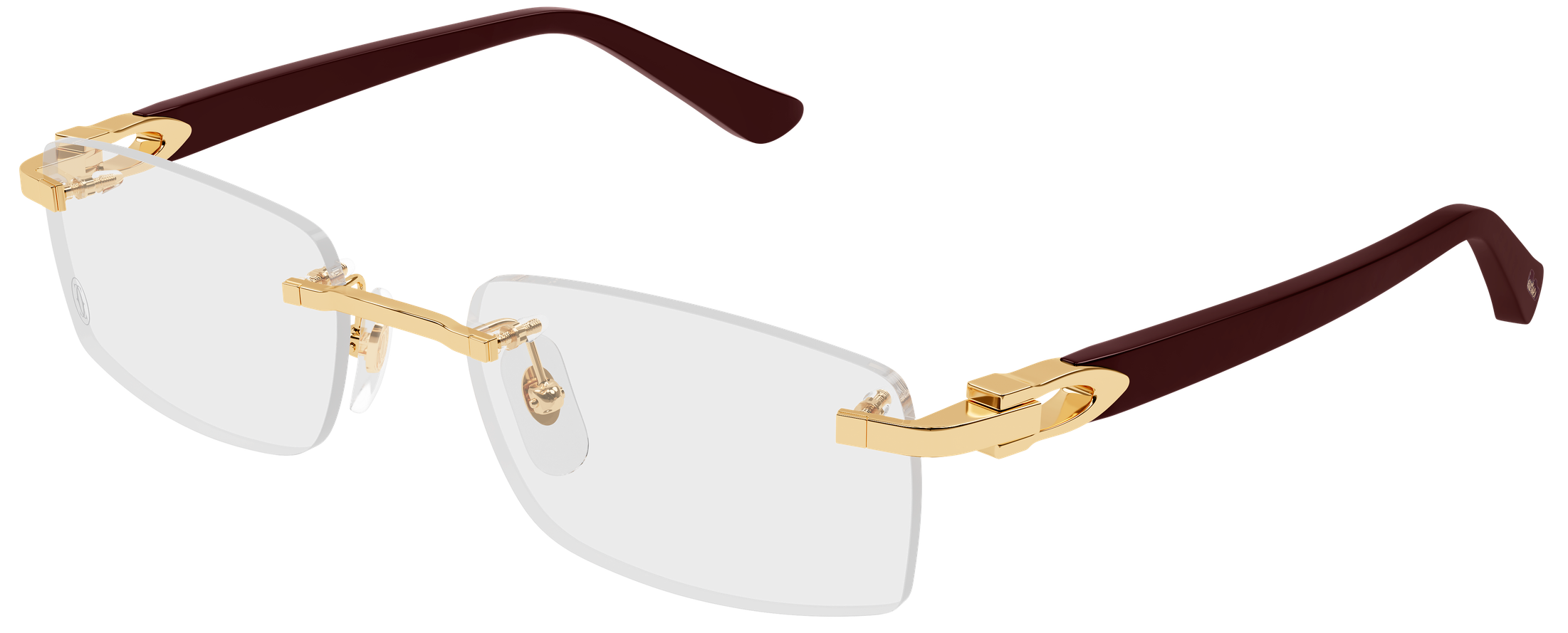 Color_CT0607OJ-002 - GOLD - BURGUNDY - TRANSPARENT