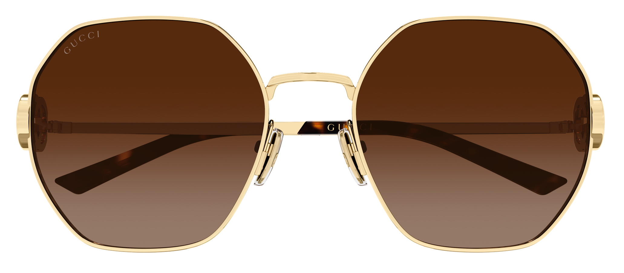 Color_GG2046S-003 - Gold - Gold - Brown Gradient