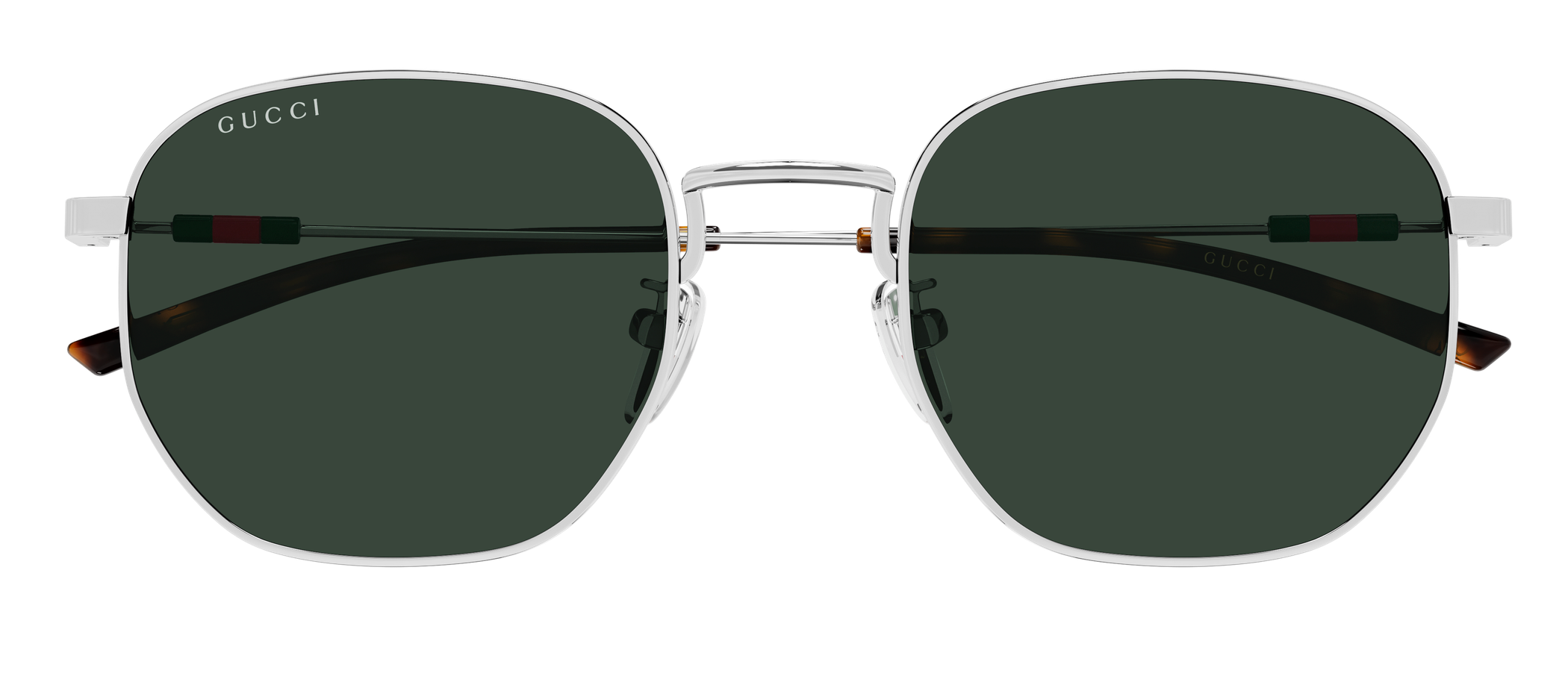 Color_GG2095S-002 - Silver - Silver - Green