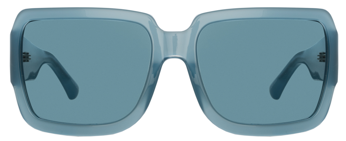 Color_DVN213C5SUN - Dries Van Noten 213 Oversized Sunglasses in Blue and Blue