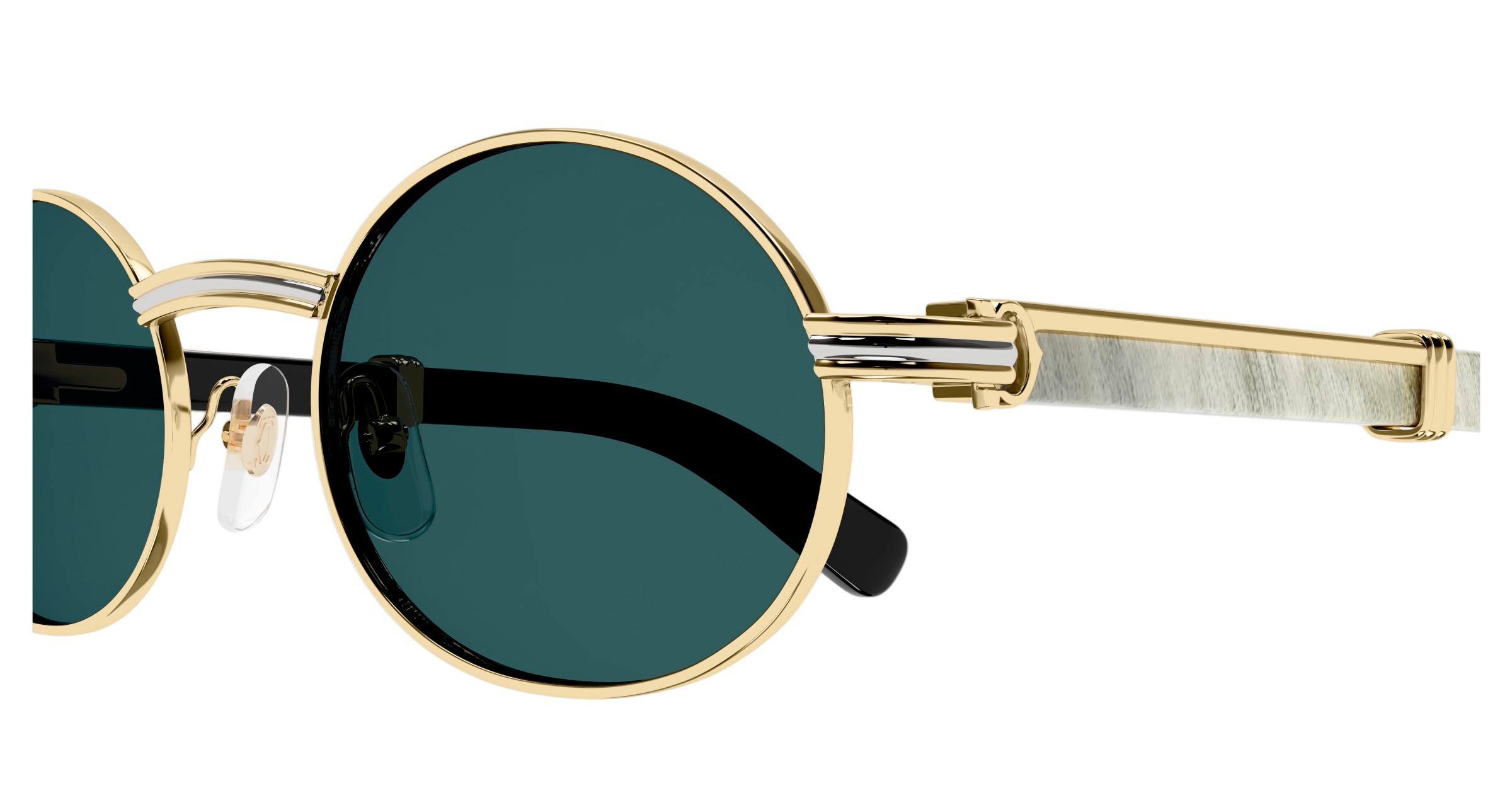 Color_CT0464S-007 - GOLD - GREEN / SIZE 55