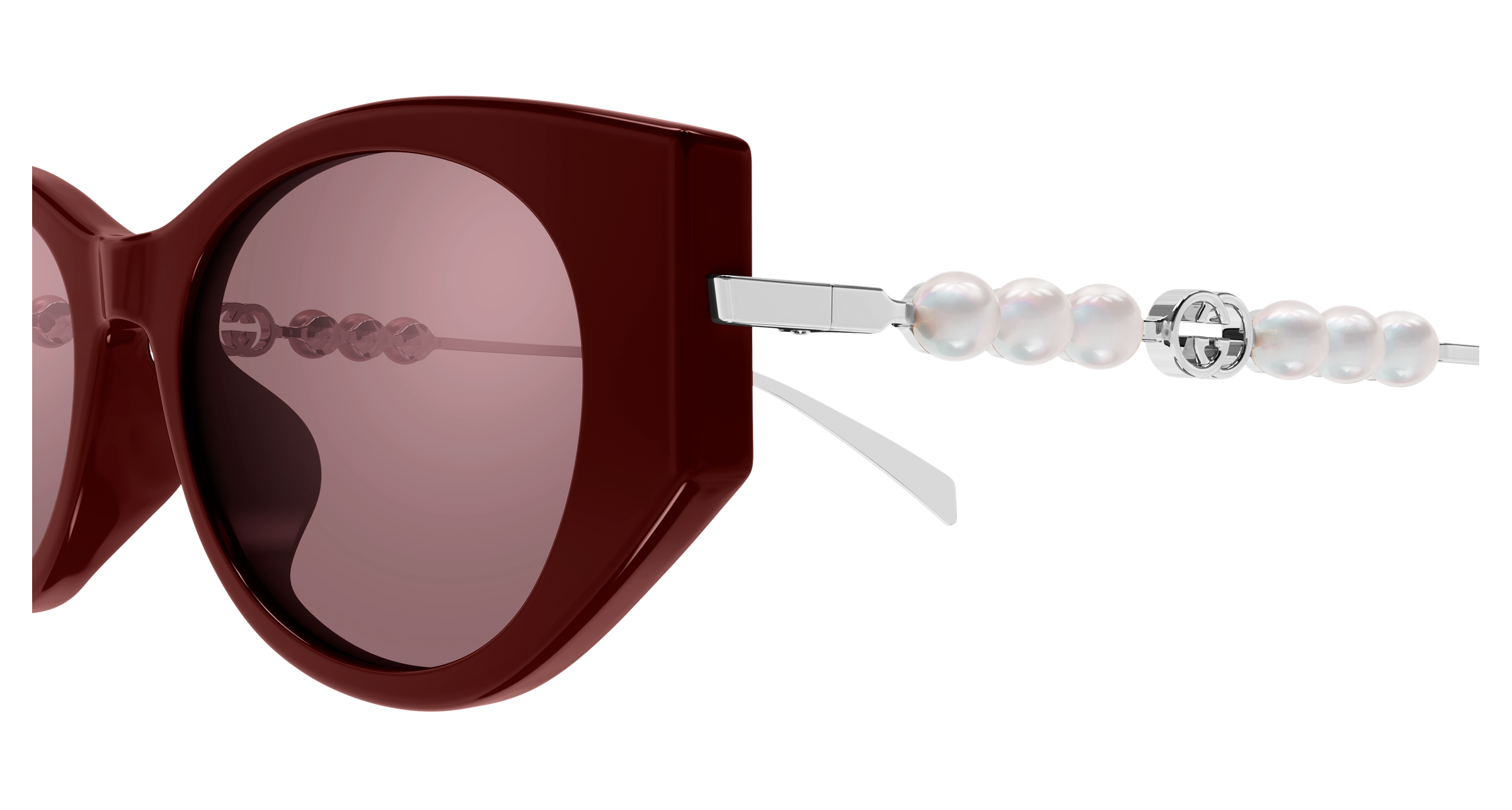 Color_GG1970SA-004 - BURGUNDY - SILVER / RED