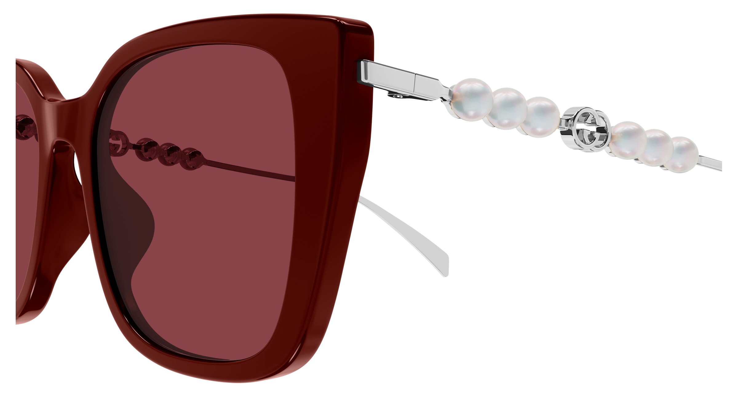 Color_GG1971SA-004 - BURGUNDY - SILVER / RED