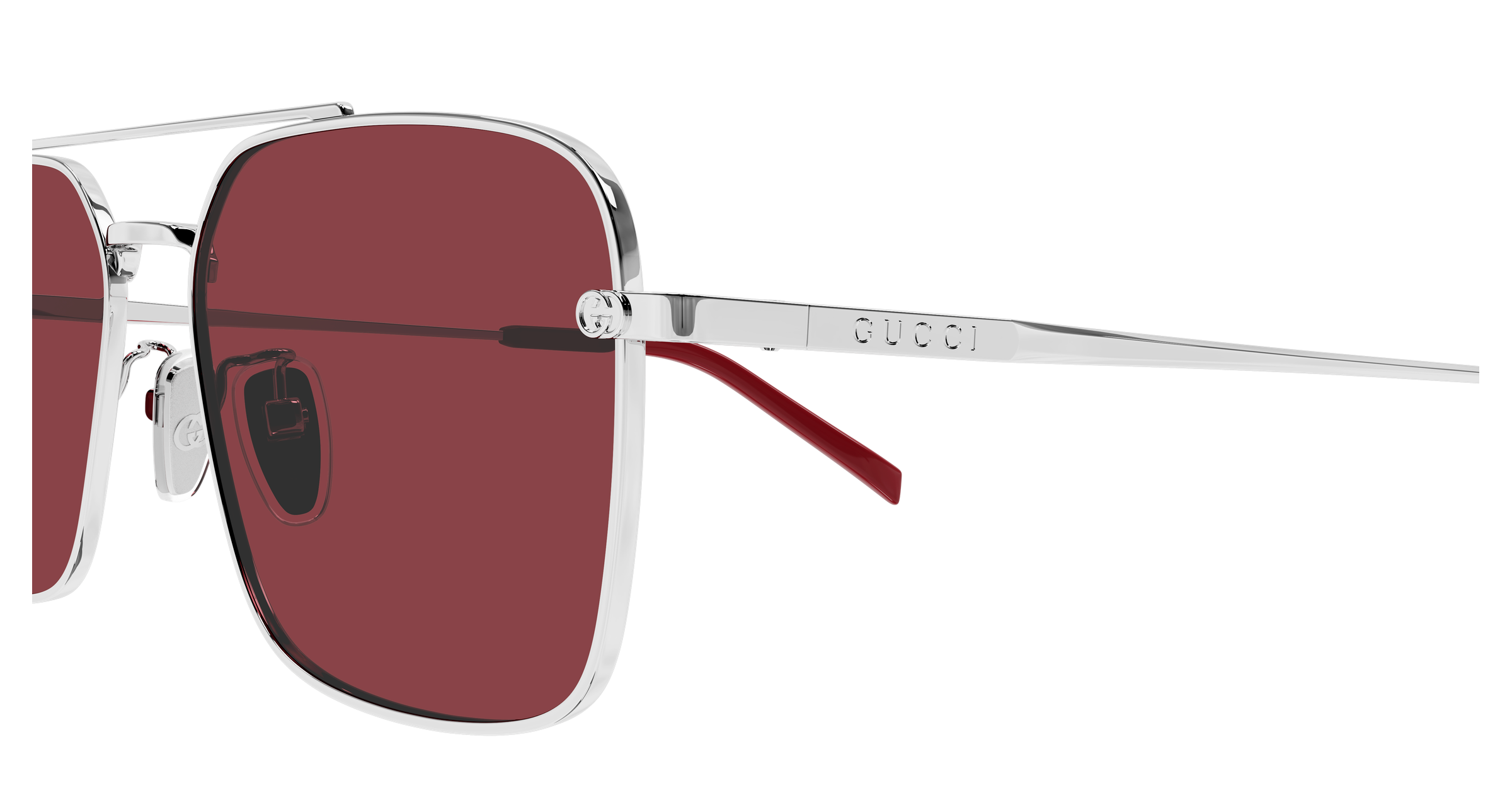 Color_GG1957SA-004 - SILVER - SILVER / RED