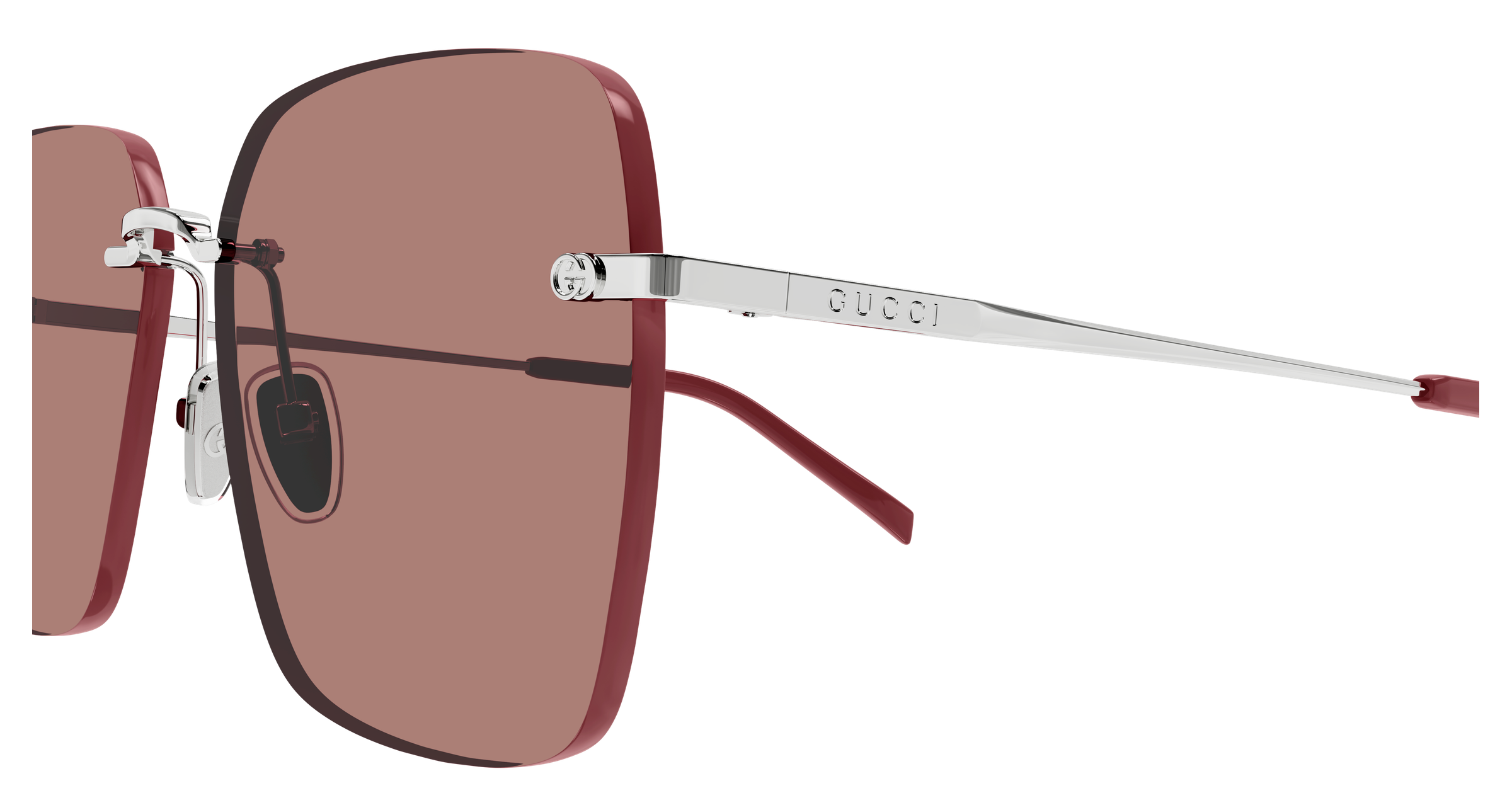 Color_GG1955SA-003 - SILVER - SILVER / RED