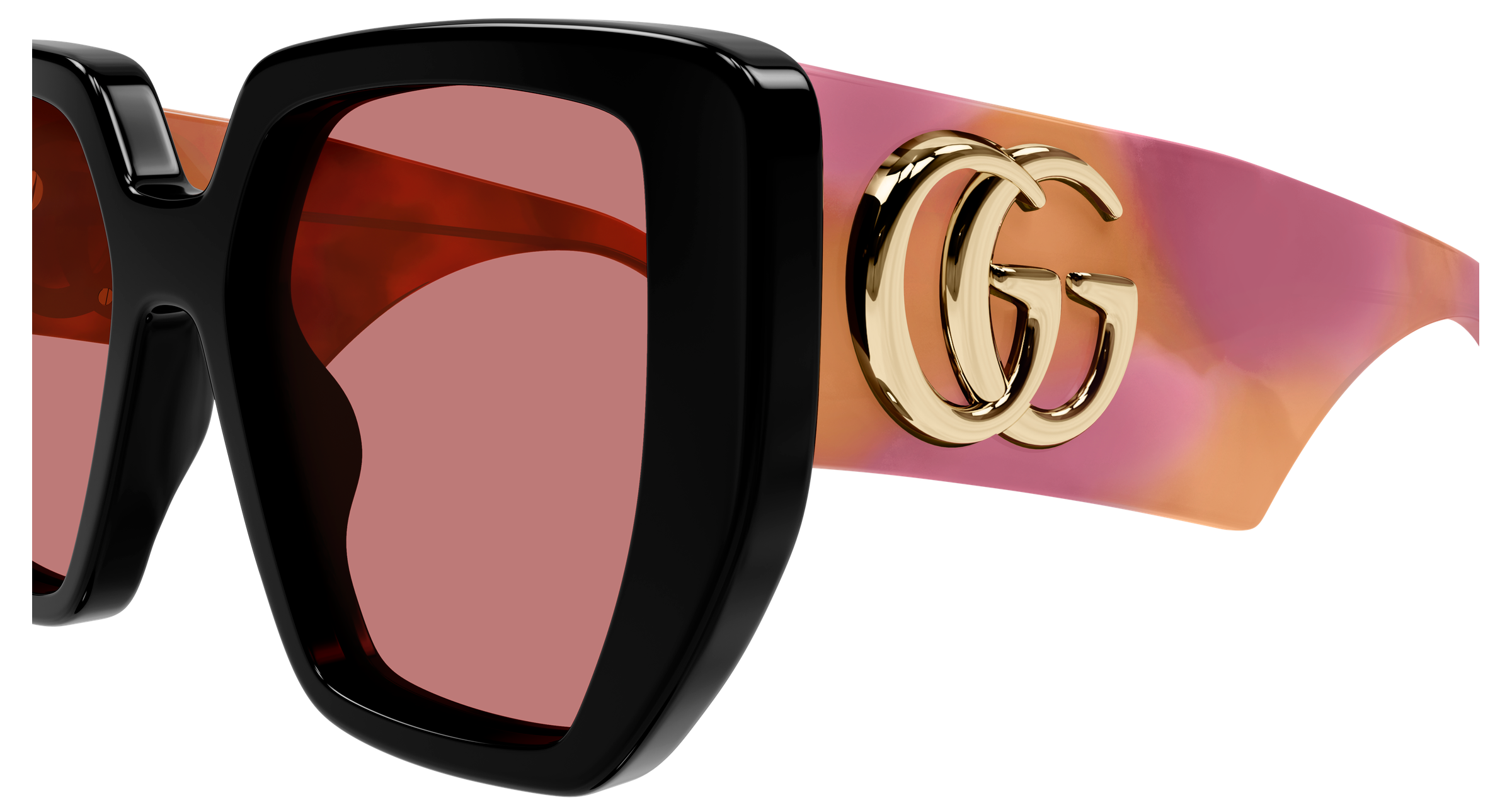 Color_GG0956S-010 - BLACK - HAVANA - RED