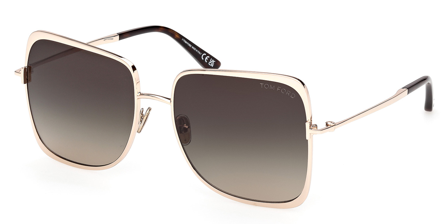 Color_28B - Shiny Rose Gold - Shiny Rose Gold / Smoke Gradient